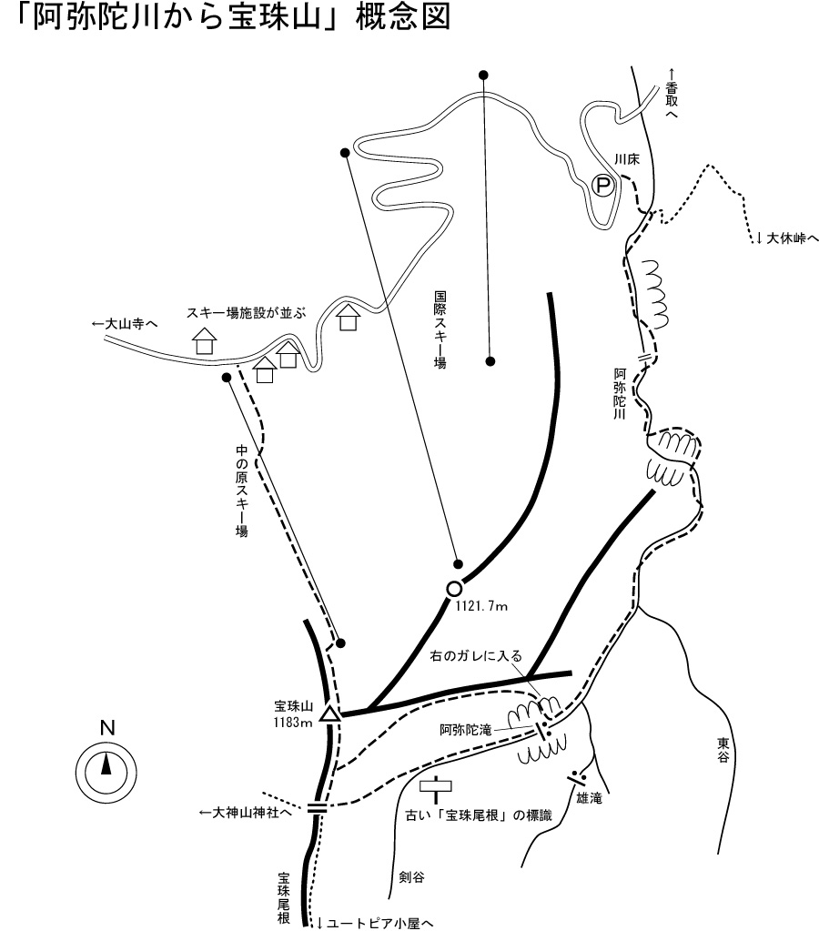 宝珠山　地図