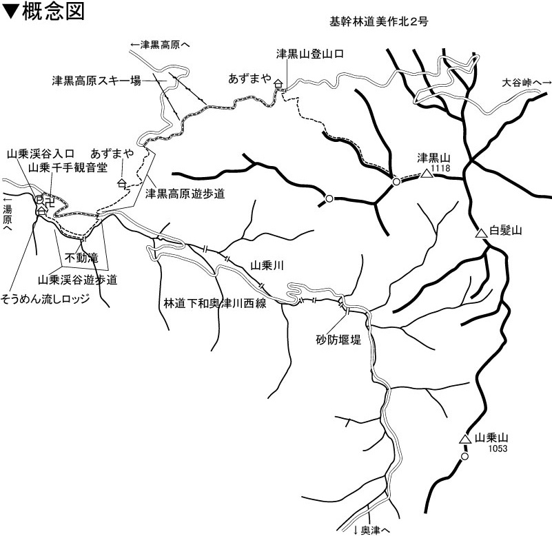 津黒山　地図